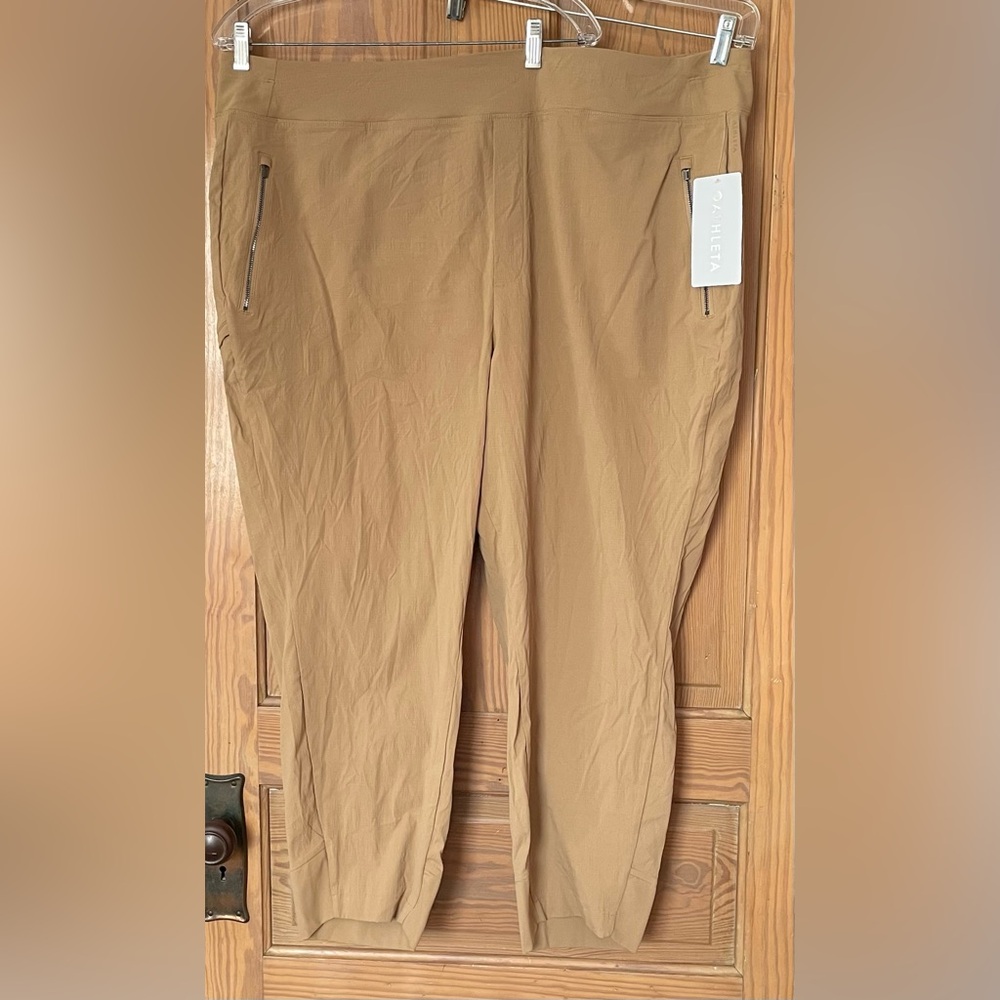 NWT Athleta Trekkie North Jogger, Loose Fit, Big Sur Brown, Size 24 - Picture 3 of 10